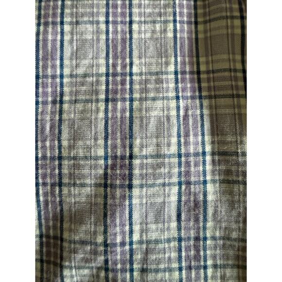 Izod Premium Essential Men’s Button Down Long Sleeve Purple Blue 2XL - Picture 5 of 6